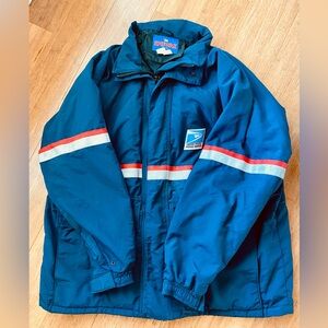 USPS all-weather waterproof parka by Spiewak. Men’s size Large Long. Union-made.
